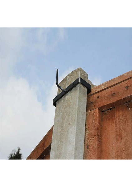 Ağır Hizmet Tipi Beton Klips Çit Sütun Sabitleme Braketi 4 Inç 2 Adet (Yurt Dışından)