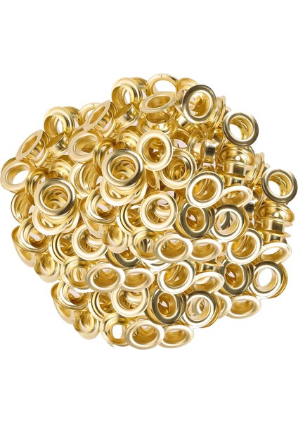 Grommet ve Rondela 500 Adet, 2 Kit, Deri Çantalar Için Banner (Altın, 1/2 Inç) (Yurt Dışından)