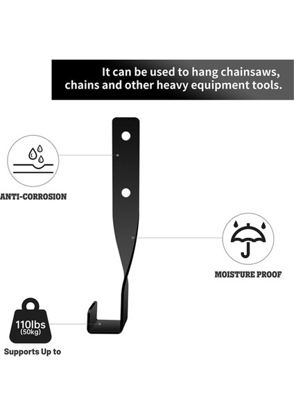 Zincirli Testere Duvar Montaj Tutucu Sırt Çantası Üfleyici Raf Aksesuarları 4 Adet (Yurt Dışından) fırsatları