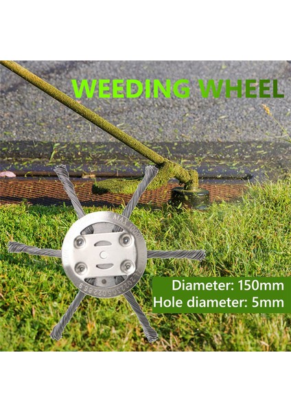 3/6 Çelik Tel Çim Biçme Makinesi Çim Fırçası Kesici (Yurt Dışından) modelleri