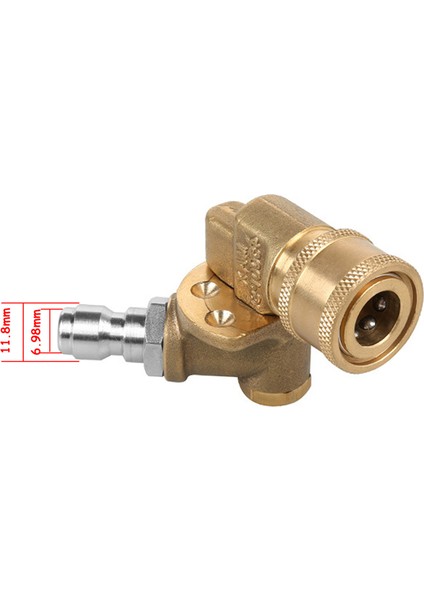 1/4ın Hızlı Bağlantı Döner Bağlantı Parçası Ayarlanabilir Adaptör (Yurt Dışından)