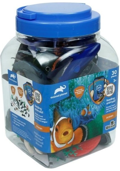 SH-D6601-1 2 3 4 30 Parça Hayvan Seti 2 Vahşi - 2 Çiftlik - Vardem Oyuncak modelleri