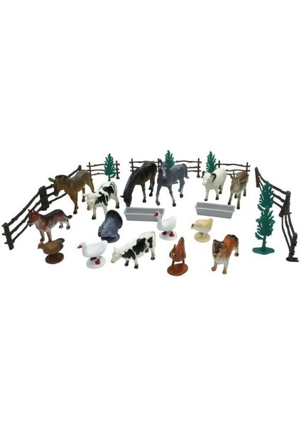 SH-D6601-1 2 3 4 30 Parça Hayvan Seti 2 Vahşi - 2 Çiftlik - Vardem Oyuncak fırsatları