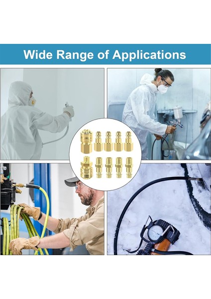 10 Adet Basınçlı Hava Bağlantısı 1/4 Inç Hızlı Bağlantı (Yurt Dışından) fırsatları