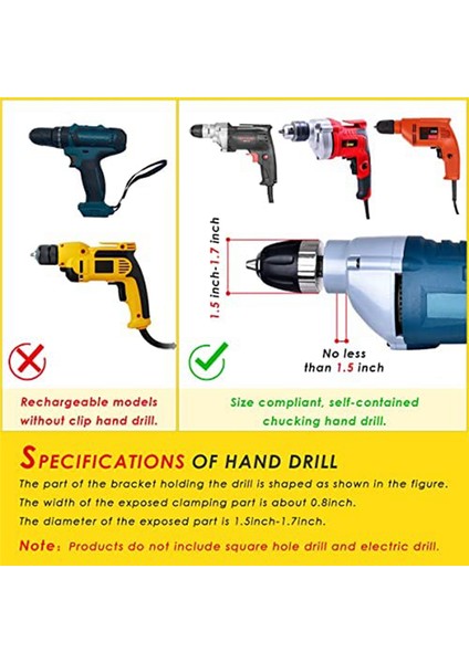 Kurulum ve Sökme Için Kare Delik Matkap Ucu Adaptörü (Yurt Dışından) fiyatları