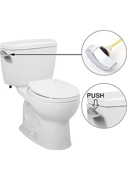 Tuvalet Tankı Sifon Anahtarı Sifon Çubuğu Yan Monteli Tuvalet Tankı Çubuğu A (Yurt Dışından) fırsatları