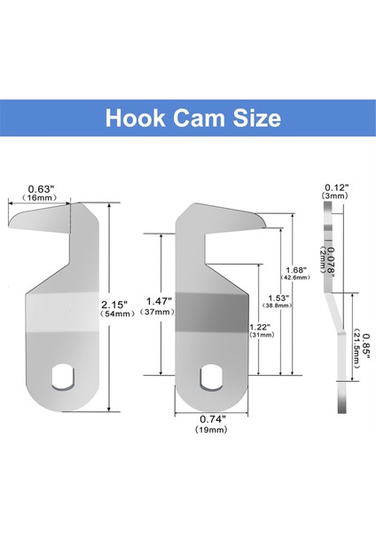 Anahtarlı Siyah Alet Kutusu Kilidi, Rv Kilidi CM1917 CM1930 5/8-Inç (Yurt Dışından) fiyatları
