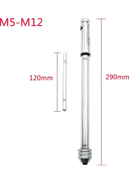M5-M12 Cırcırlı El Kılavuz Anahtarı Plus Filament Kılavuz Aksesuarları (Yurt Dışından)