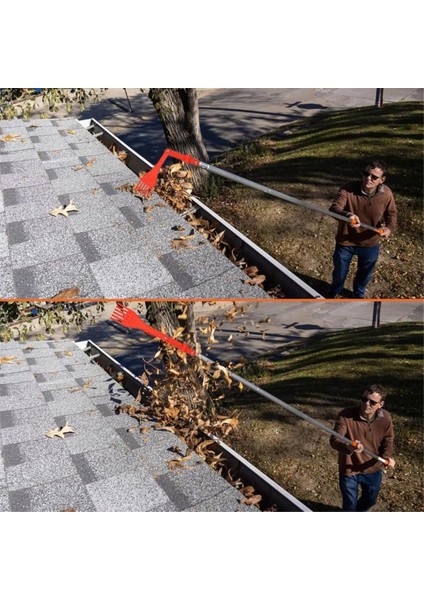 Oluk Temizleme Aletleri, Mini Tırmık, Döndürülebilir Sap (Yurt Dışından)