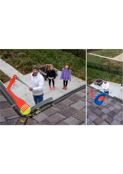 Oluk Temizleme Aletleri, Mini Tırmık, Döndürülebilir Sap (Yurt Dışından) indirimleri