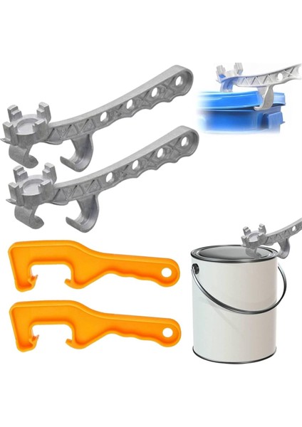 Alüminyum Kova Açacağı Gümüş Kovalar Kapak Anahtarı Metal Konserve Açacağı Kapağı (Yurt Dışından)
