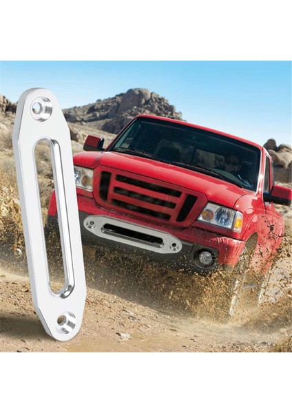 6 Inç 12000 Vinç Halatı Kılavuzu Hawse Alüminyum Fairlead Gümüş (Yurt Dışından)