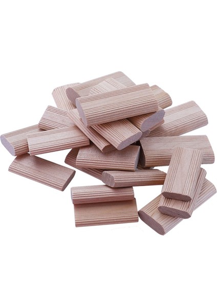 100 Adet 8mm Domino Ahşap Dübel Bağlantı Elemanları, Kayın Ağacı Tapaları (Yurt Dışından)