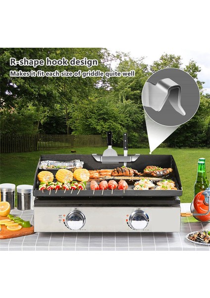 2 Adet Paslanmaz Çelik Fırın Tepsisi Spatula Askıları Spatula Tutucu (Yurt Dışından)