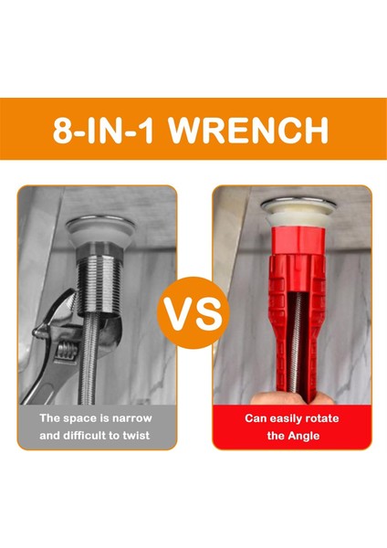 2 Adet Lavabo Anahtarı Aleti, Musluk Anahtarı Aleti (Yurt Dışından) indirimleri