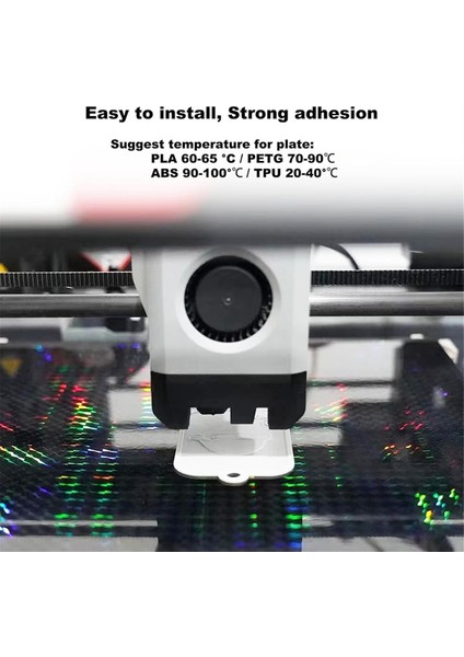 Bambu-Lab X1C/X1/X1E/P1P/P1S/A1 Baskı Yatağı Için H1H Yapı Plakası (Yurt Dışından)