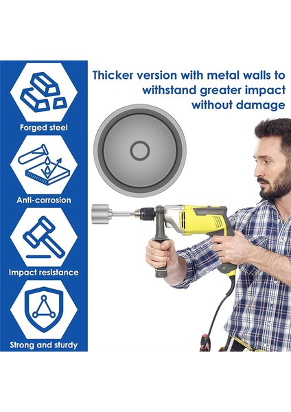 Sds Plus Döner Çekiç Matkaplar Için Topraklama Çubuğu Sürücüsü Metal (21MM) (Yurt Dışından)