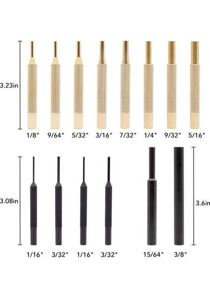 Profesyonel Rulo Pin Delgeç Seti ve Çekiç (Yurt Dışından) modelleri