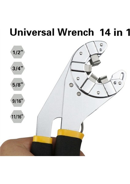 8 Inç Ayarlanabilir Üniversal Anahtar Kelepçe Makinesi Atölye Aracı (Yurt Dışından)