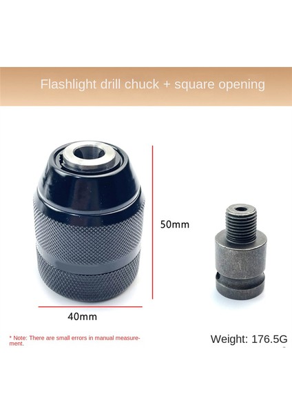 3/8-24UNF Dişli 0.8MM-10MM Metal Matkap Ucu Adaptörü A (Yurt Dışından)
