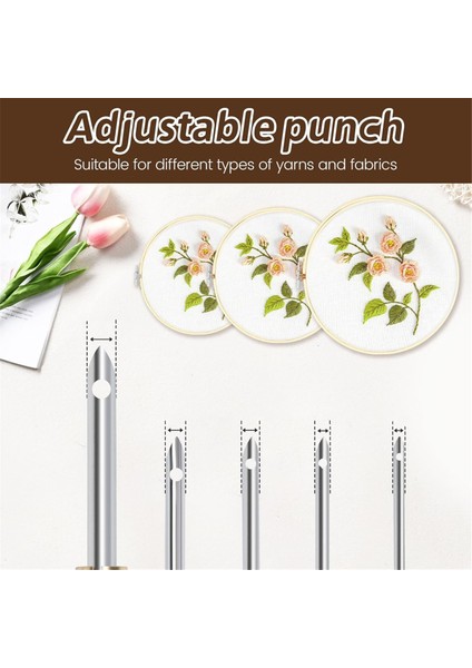 Punch Iğne Seti, 6 Boyutlu Nakış Kasnağı, Nakış Seti (Yurt Dışından)
