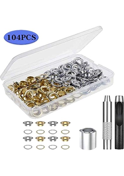 1 Set Metal Gözlü Bağlantı Montajı Çanta Deliği Kumaş Çapı 12MM (Yurt Dışından)