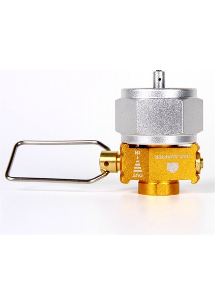 Gas Saver Plus Gaz Dönüştürücü Kamp Gaz Adaptörü Vana Takımı Altın (Yurt Dışından)