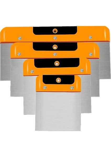 Macun Bıçağı/spatula Boya Aleti Alçı Küreği Doldurma Spatulası, 4 Adet (Yurt Dışından)