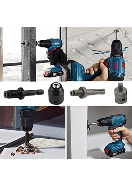 0.8-10MM Profesyonel Anahtarsız Matkap Ucu Adaptörü (Yurt Dışından)