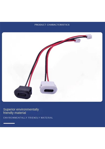10 Adet USB Tip C Konnektör Jakı Dişi Tip-C Kart Tokalı-B (Yurt Dışından)