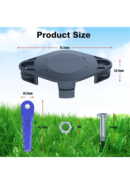 KST120X-06'YA Uygun KST120X Trimmer Bıçağı ve Kapak Takımı (Yurt Dışından)