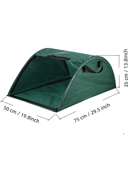 Çok Yönlü Atık Torbaları - Taşınabilir, Tekrar Kullanılabilir Yaprak Toplayıcı, 100X55X40CM (Yurt Dışından)
