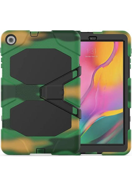 Samsung Galaxy T510 Tab A 10.1 Kılıf Griffin Tablet Kapak - Kamuflaj Bstmy