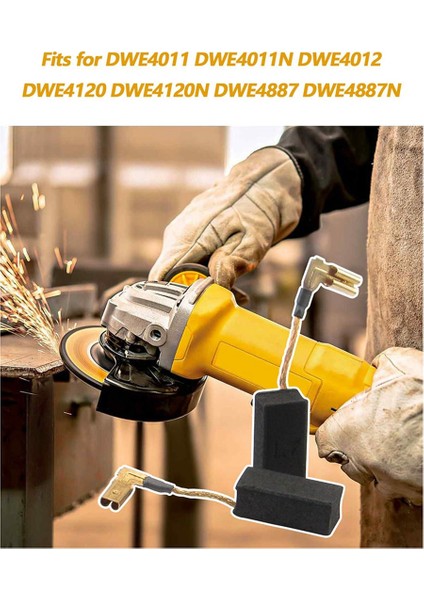 8 Adet N097696 DWE4120 DWE4011 DWE4120N DWE4887 Için Karbon Fırçalar (Yurt Dışından)