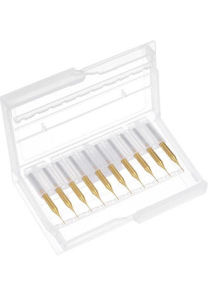 Pcb Makinesi Için 10 Adet Titanyum Kaplama Karbür, 1/8 Inç Şaft 0.4mm (Yurt Dışından)