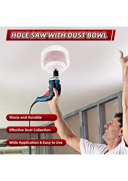 Gömme Işıklar Için 6,25 Inç Delik Testeresi, Toz Haznesi Takımıyla 6-1/4 Delik Testeresi (Yurt Dışından) modelleri