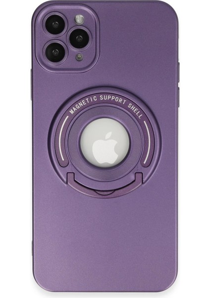 Iphone 12 Pro Max Kılıf Lukka Magneticsafe Kapak - Derin Mor Bstmy