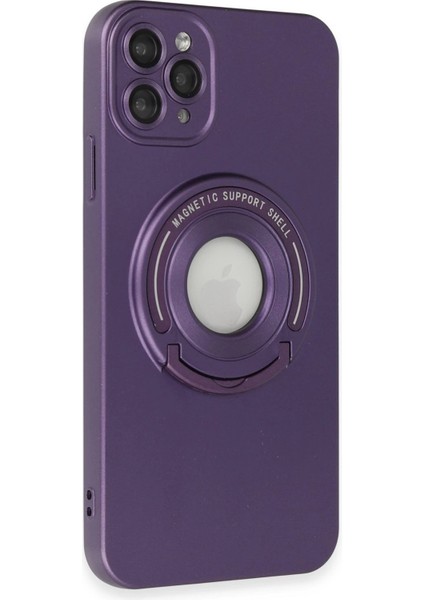 Iphone 12 Pro Max Kılıf Lukka Magneticsafe Kapak - Derin Mor Bstmy