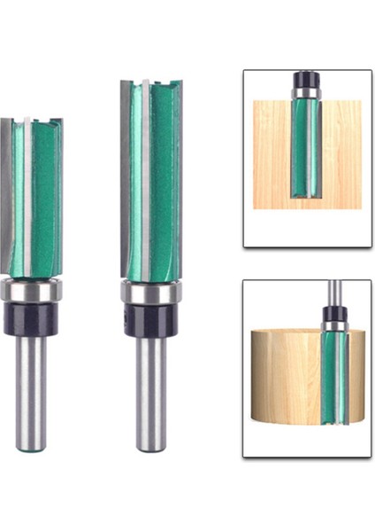 2'li Paket Dört Kenarlı Düz Bıçak 4 Dişli Yivli Sap 12 mm (Yurt Dışından)
