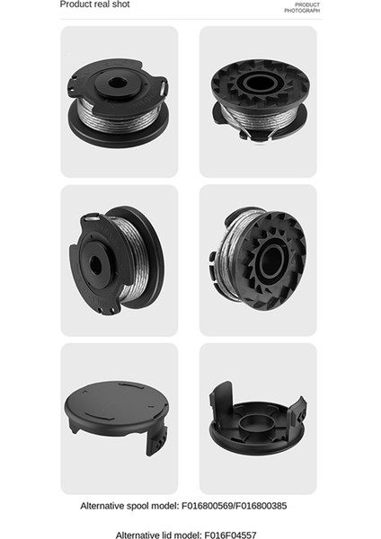 F016F04557 Yedek Makara Kapağı Biçme Kafaları Biçme Ipi Misina Kapağı (Yurt Dışından)