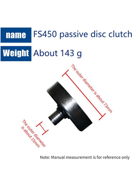 Biçme Makinesi FS450 Debriyaj Kupası Biçme Makinesi Pasif Disk FS450 Debriyaj Kupası (Yurt Dışından)
