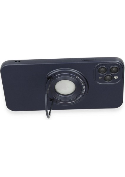 Iphone 12 Pro Kılıf Lukka Magneticsafe Kapak - Lacivert Bstmy