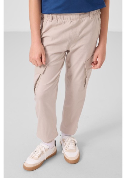 Taş Standart Fit Dokuma Hafif Esnek Chino Erkek Çocuk Pantolon - 11271