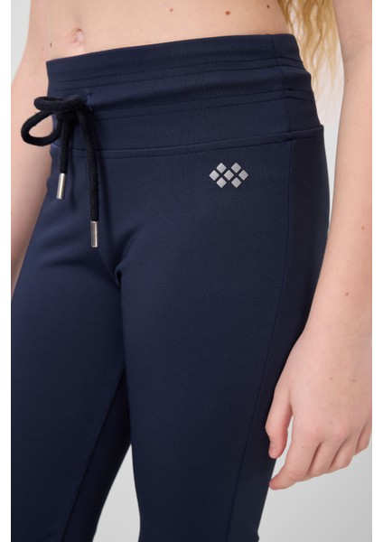 Indigo Esnek Standart Fit Basic Performans Ispanyol Paça Kız Çocuk Tayt - 75193
