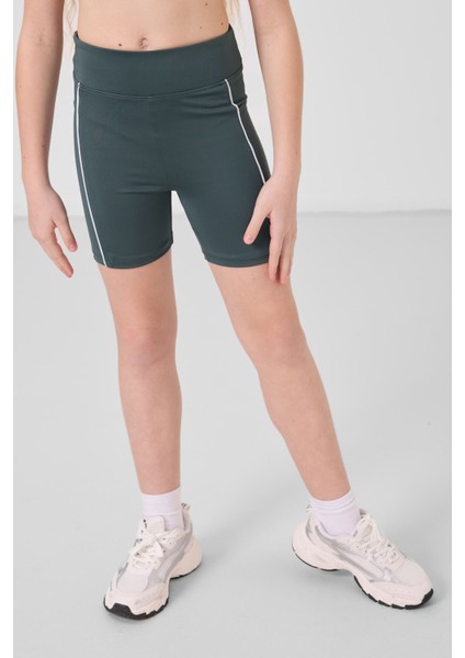 Orman Yeşili Esnek Standart Fit Basic Performans Kız Çocuk Tayt - 75189 indirimleri
