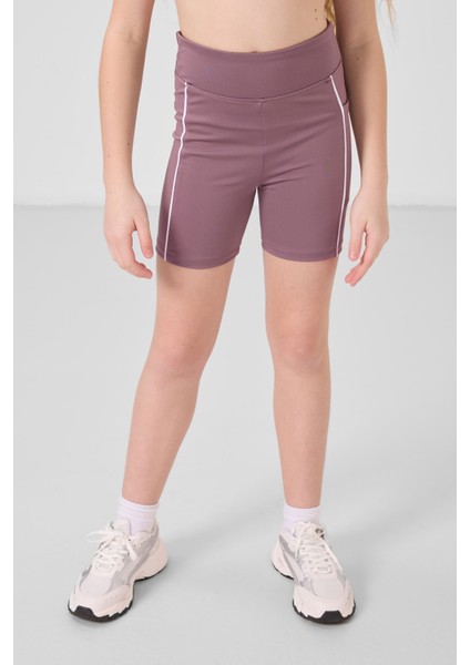 Gül Kurusu Esnek Standart Fit Basic Performans Kız Çocuk Tayt - 75189