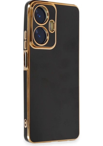 Realme C55 Kılıf Volet Silikon - Siyah Bstmy