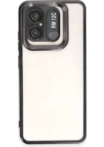 Xiaomi Redmi 12C Kılıf Slot Silikon - Siyah Bstmy