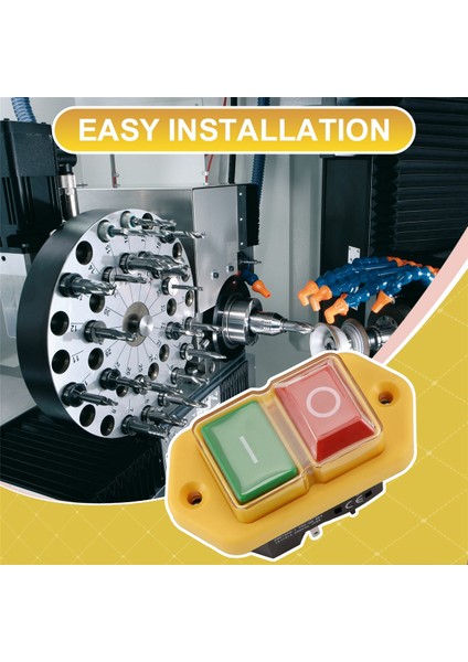 YH02-A Elektromanyetik Anahtar 220V 15A 5pın Başlatma Butonu (Yurt Dışından)