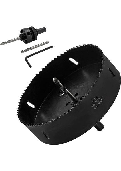 6 İNÇ/152MM Delik Testeresi Ağır Hizmet Tipi Bimetal Hss Delik Testeresi (Yurt Dışından)